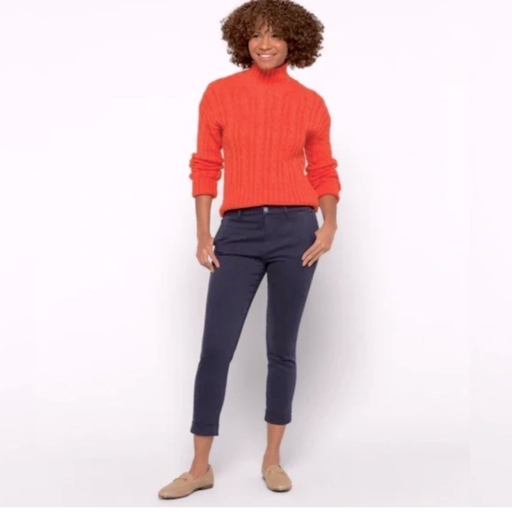 NWT Stitch Fix l Cosmic Blue Love Callie Cuffed Capri Skinny Pant